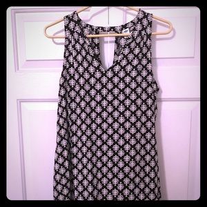 Women’s Sleeveless VNeck Floral Print Dress